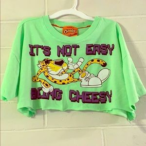 Forever 21 x hot Cheetos crop top